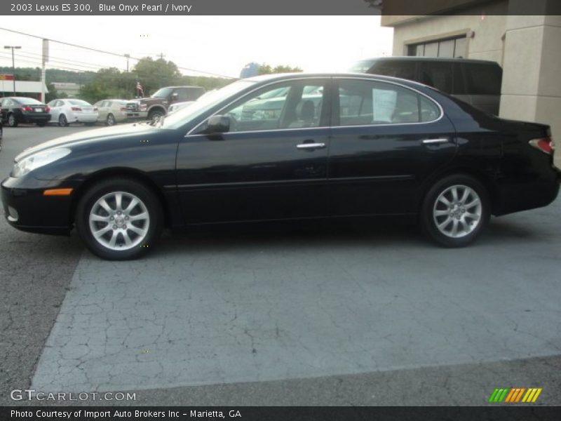 Blue Onyx Pearl / Ivory 2003 Lexus ES 300