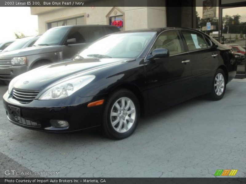 Blue Onyx Pearl / Ivory 2003 Lexus ES 300