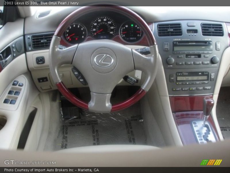 Blue Onyx Pearl / Ivory 2003 Lexus ES 300