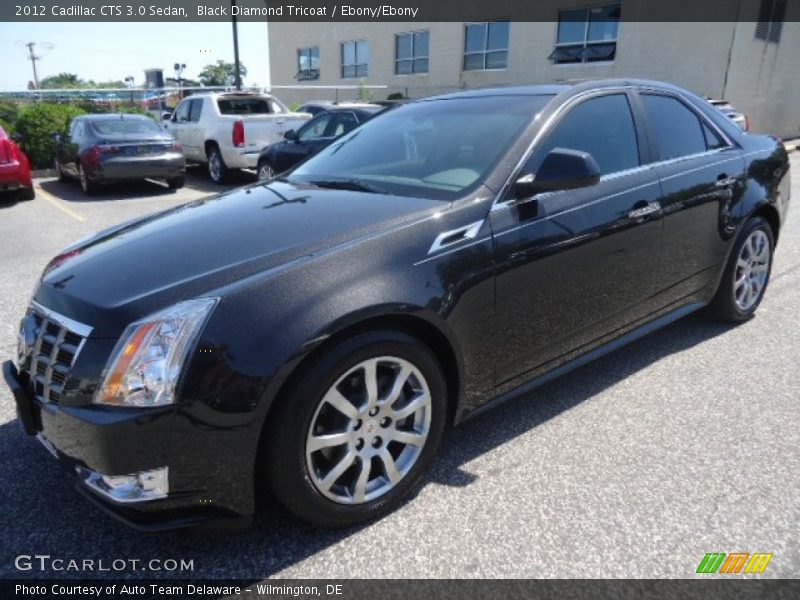 Black Diamond Tricoat / Ebony/Ebony 2012 Cadillac CTS 3.0 Sedan