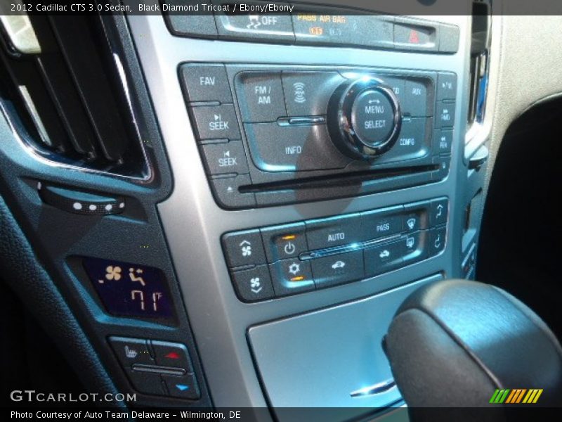 Black Diamond Tricoat / Ebony/Ebony 2012 Cadillac CTS 3.0 Sedan