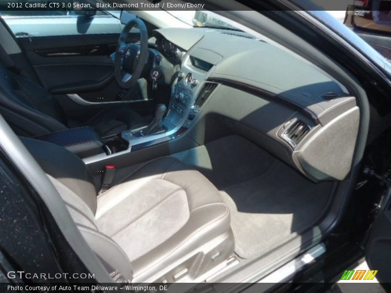 Black Diamond Tricoat / Ebony/Ebony 2012 Cadillac CTS 3.0 Sedan