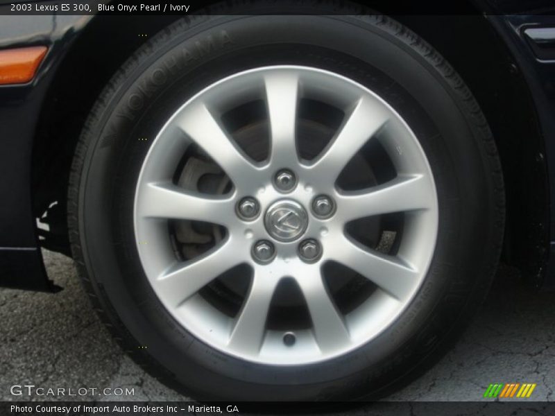 Blue Onyx Pearl / Ivory 2003 Lexus ES 300