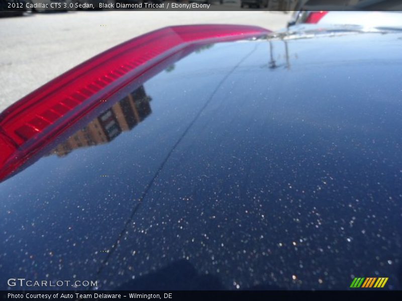 Black Diamond Tricoat / Ebony/Ebony 2012 Cadillac CTS 3.0 Sedan