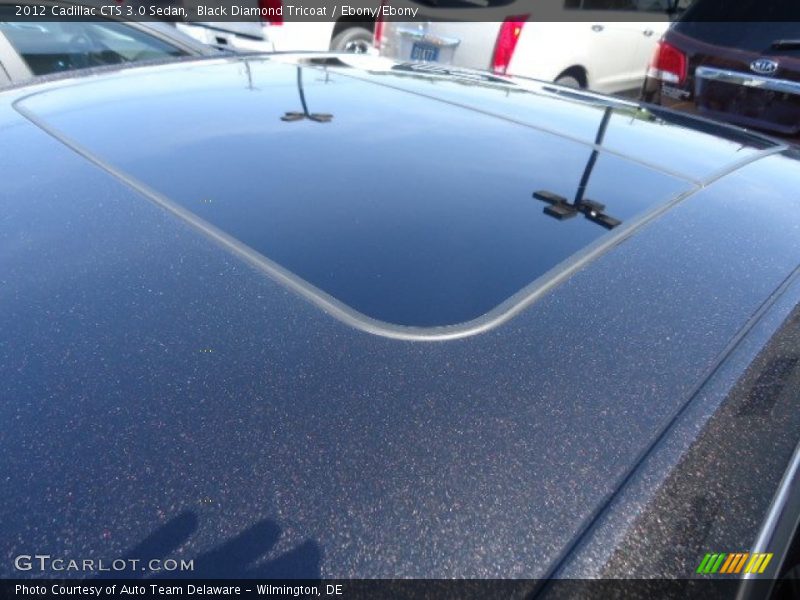 Black Diamond Tricoat / Ebony/Ebony 2012 Cadillac CTS 3.0 Sedan