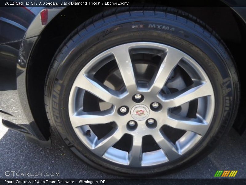 Black Diamond Tricoat / Ebony/Ebony 2012 Cadillac CTS 3.0 Sedan