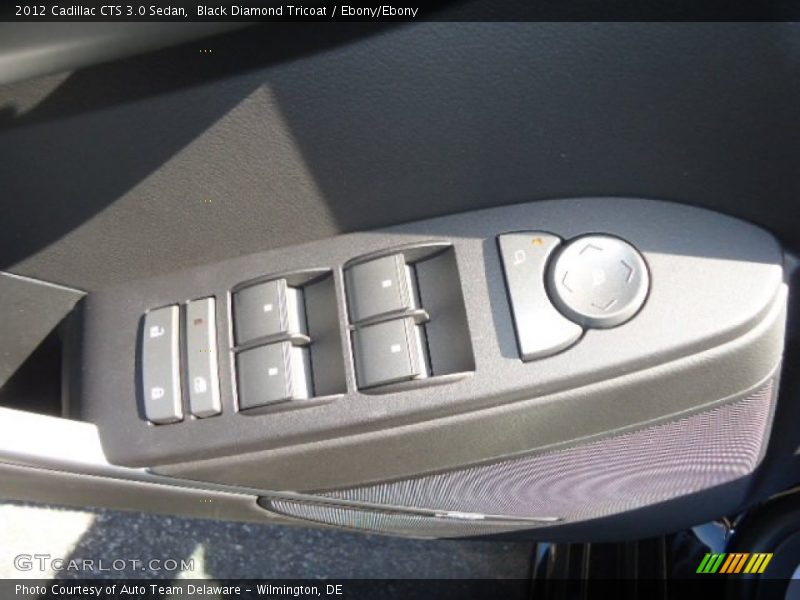 Black Diamond Tricoat / Ebony/Ebony 2012 Cadillac CTS 3.0 Sedan