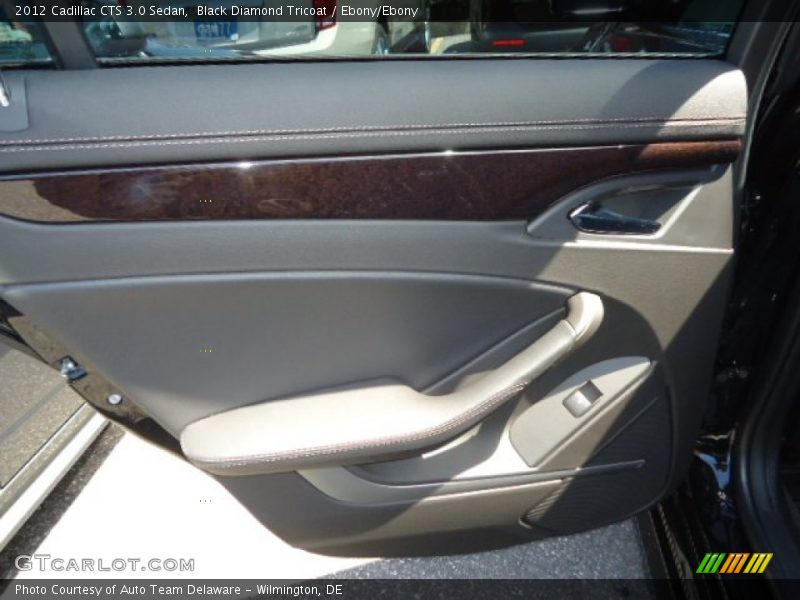 Black Diamond Tricoat / Ebony/Ebony 2012 Cadillac CTS 3.0 Sedan