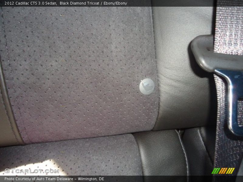 Black Diamond Tricoat / Ebony/Ebony 2012 Cadillac CTS 3.0 Sedan
