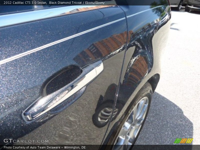 Black Diamond Tricoat / Ebony/Ebony 2012 Cadillac CTS 3.0 Sedan