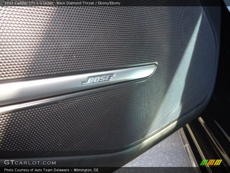 Black Diamond Tricoat / Ebony/Ebony 2012 Cadillac CTS 3.0 Sedan
