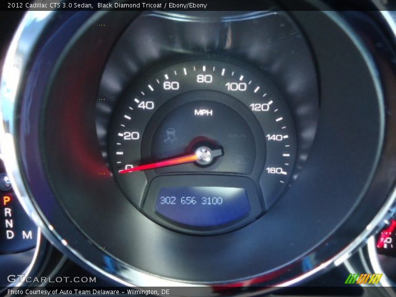 Black Diamond Tricoat / Ebony/Ebony 2012 Cadillac CTS 3.0 Sedan