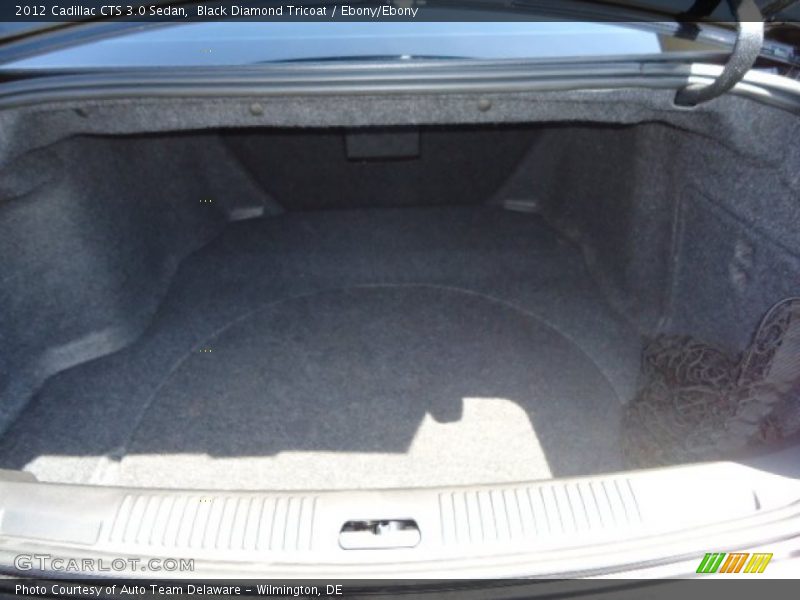 Black Diamond Tricoat / Ebony/Ebony 2012 Cadillac CTS 3.0 Sedan
