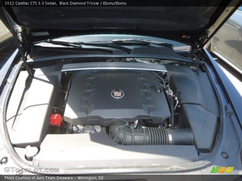 Black Diamond Tricoat / Ebony/Ebony 2012 Cadillac CTS 3.0 Sedan