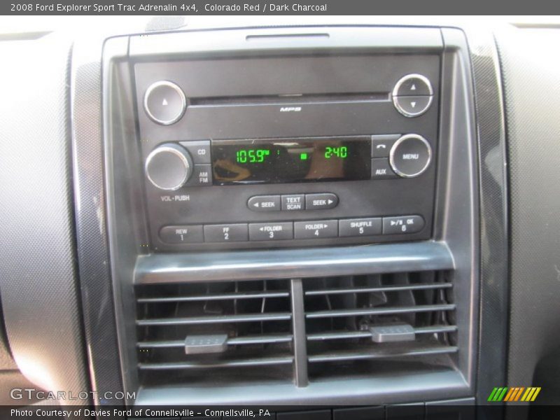 Controls of 2008 Explorer Sport Trac Adrenalin 4x4