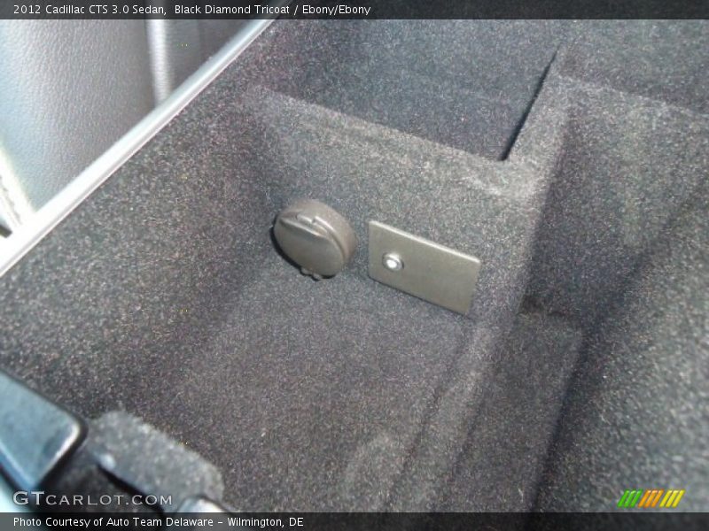 Black Diamond Tricoat / Ebony/Ebony 2012 Cadillac CTS 3.0 Sedan