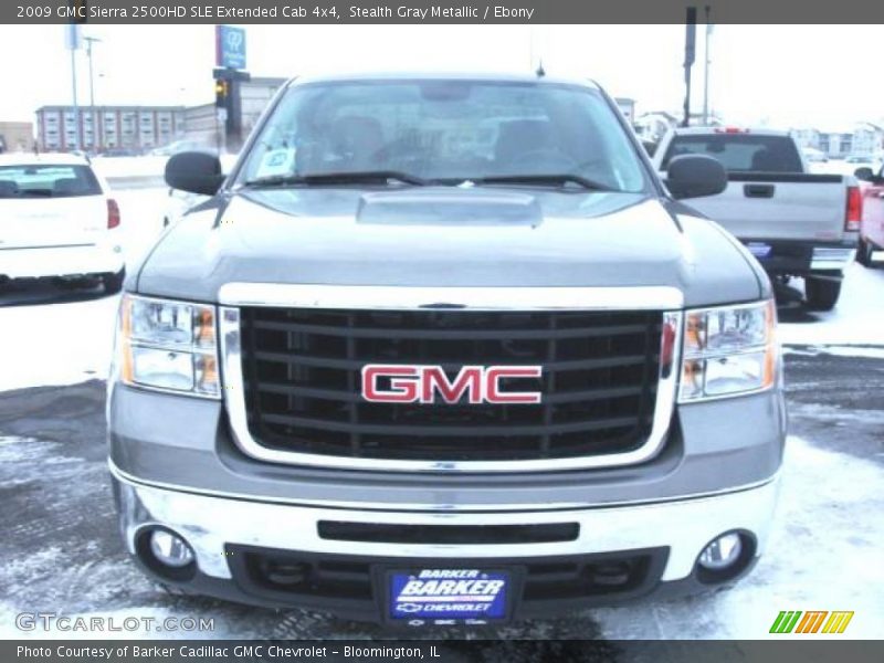 Stealth Gray Metallic / Ebony 2009 GMC Sierra 2500HD SLE Extended Cab 4x4