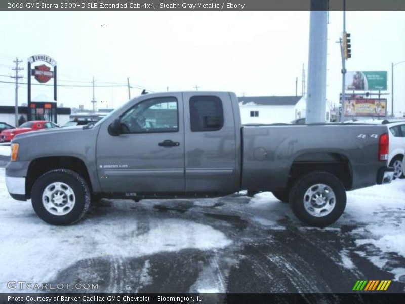 Stealth Gray Metallic / Ebony 2009 GMC Sierra 2500HD SLE Extended Cab 4x4