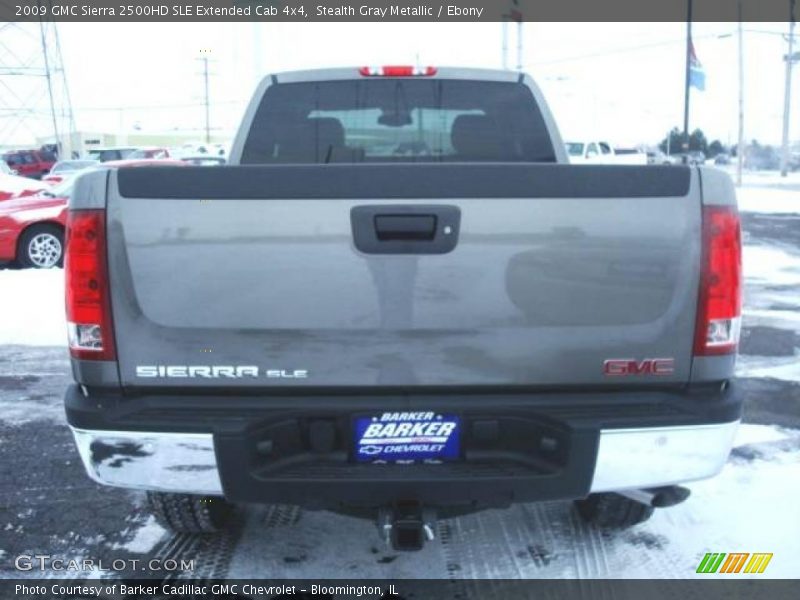 Stealth Gray Metallic / Ebony 2009 GMC Sierra 2500HD SLE Extended Cab 4x4