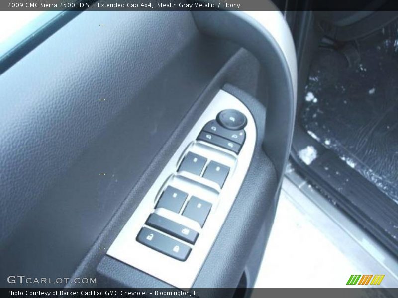 Stealth Gray Metallic / Ebony 2009 GMC Sierra 2500HD SLE Extended Cab 4x4