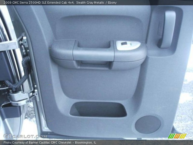 Stealth Gray Metallic / Ebony 2009 GMC Sierra 2500HD SLE Extended Cab 4x4
