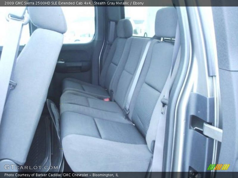 Stealth Gray Metallic / Ebony 2009 GMC Sierra 2500HD SLE Extended Cab 4x4