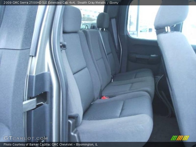 Stealth Gray Metallic / Ebony 2009 GMC Sierra 2500HD SLE Extended Cab 4x4