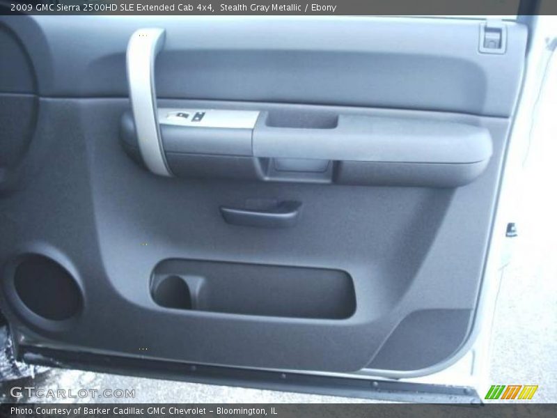Stealth Gray Metallic / Ebony 2009 GMC Sierra 2500HD SLE Extended Cab 4x4