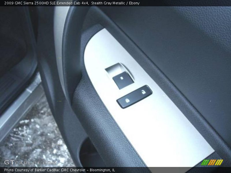 Stealth Gray Metallic / Ebony 2009 GMC Sierra 2500HD SLE Extended Cab 4x4