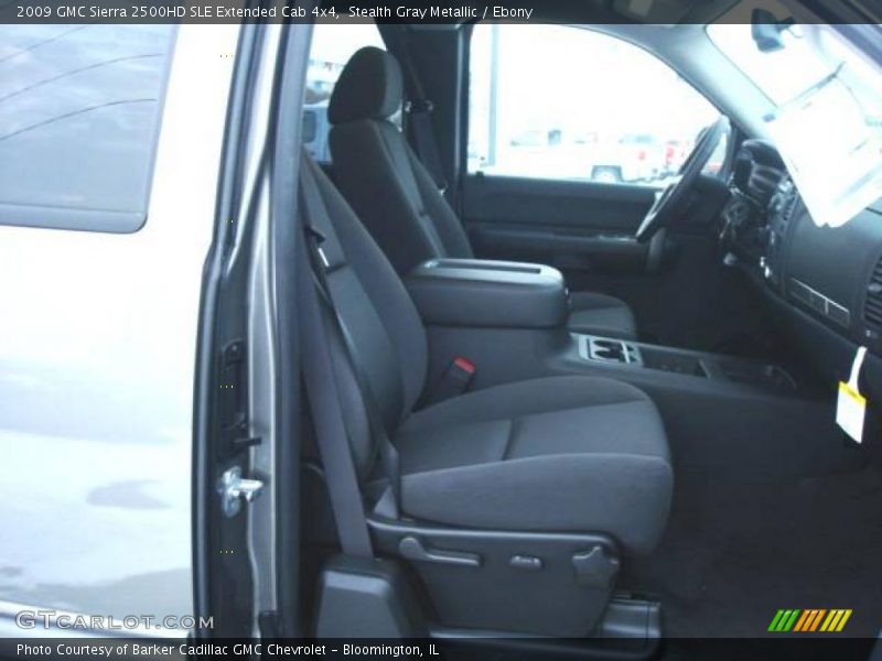 Stealth Gray Metallic / Ebony 2009 GMC Sierra 2500HD SLE Extended Cab 4x4