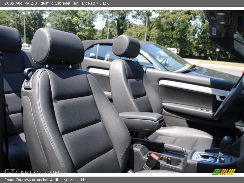 Brilliant Red / Black 2009 Audi A4 2.0T quattro Cabriolet