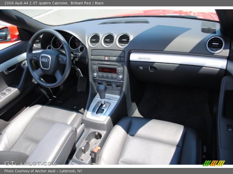 Brilliant Red / Black 2009 Audi A4 2.0T quattro Cabriolet