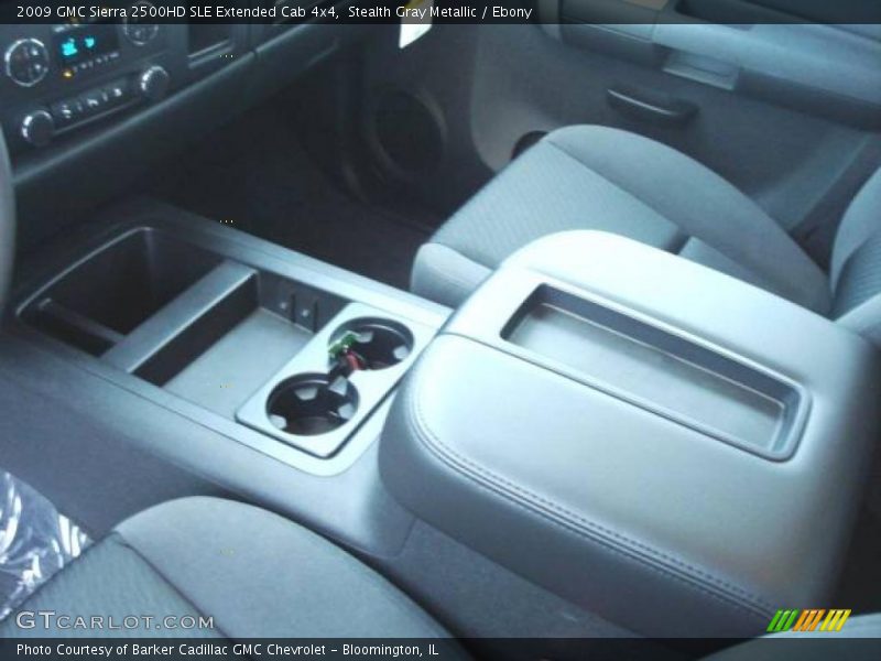 Stealth Gray Metallic / Ebony 2009 GMC Sierra 2500HD SLE Extended Cab 4x4