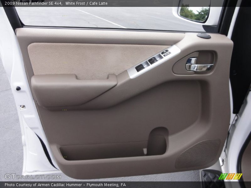 White Frost / Cafe Latte 2009 Nissan Pathfinder SE 4x4