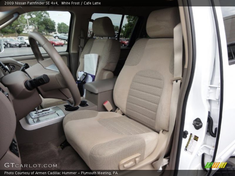 White Frost / Cafe Latte 2009 Nissan Pathfinder SE 4x4