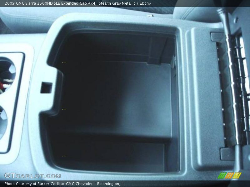 Stealth Gray Metallic / Ebony 2009 GMC Sierra 2500HD SLE Extended Cab 4x4