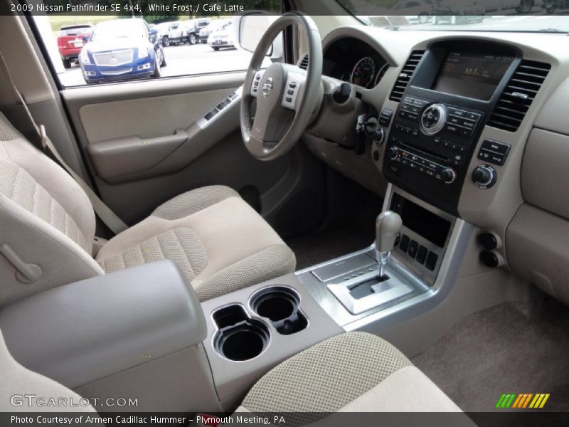 White Frost / Cafe Latte 2009 Nissan Pathfinder SE 4x4