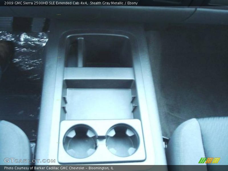 Stealth Gray Metallic / Ebony 2009 GMC Sierra 2500HD SLE Extended Cab 4x4