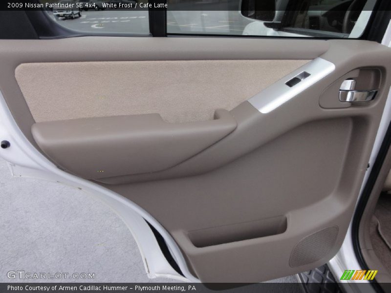 White Frost / Cafe Latte 2009 Nissan Pathfinder SE 4x4