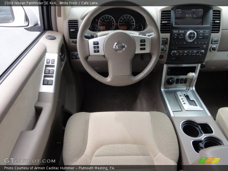 White Frost / Cafe Latte 2009 Nissan Pathfinder SE 4x4