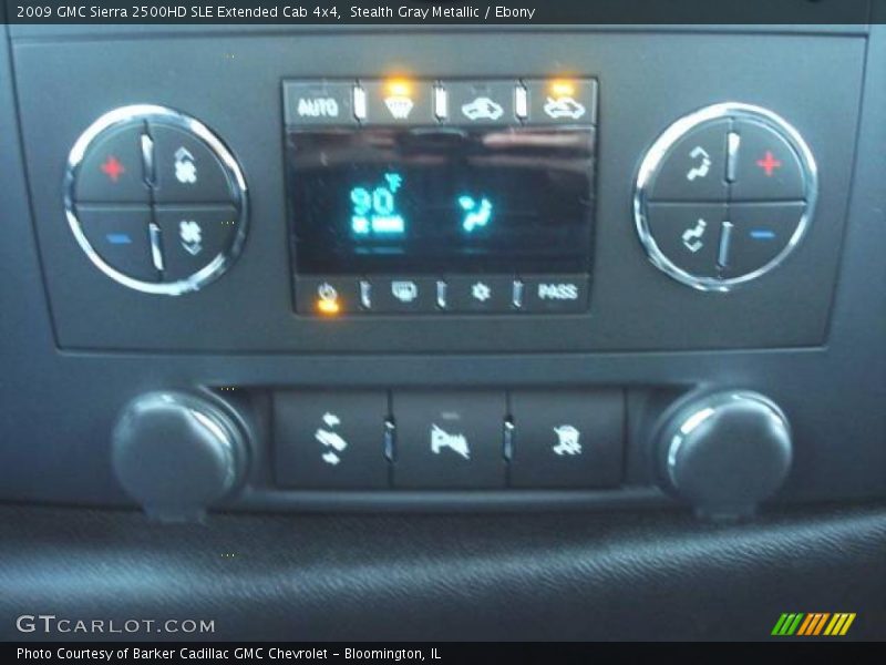 Stealth Gray Metallic / Ebony 2009 GMC Sierra 2500HD SLE Extended Cab 4x4