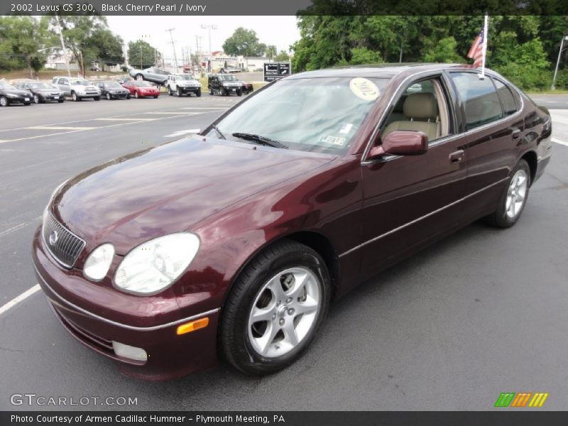 Black Cherry Pearl / Ivory 2002 Lexus GS 300