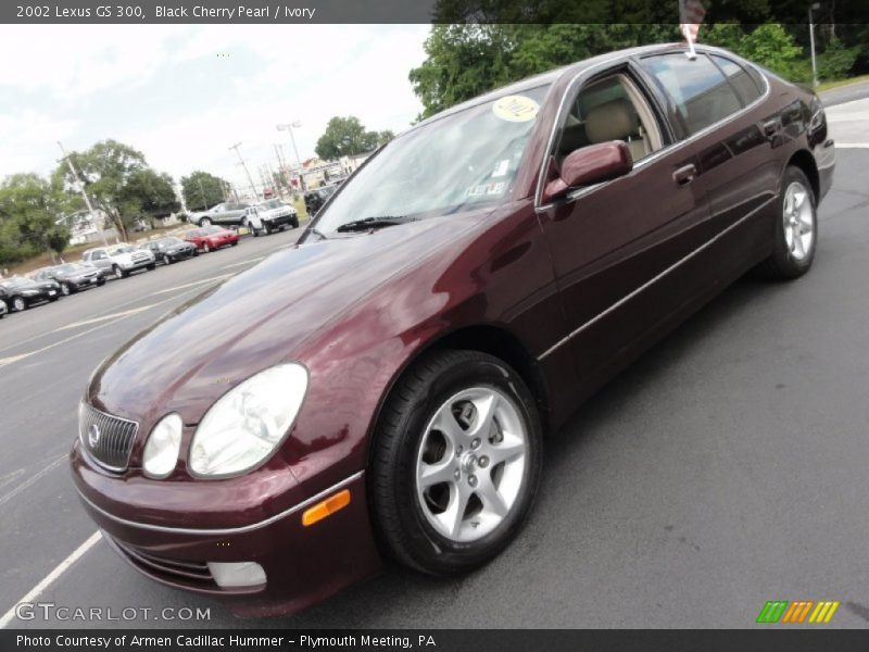 Black Cherry Pearl / Ivory 2002 Lexus GS 300