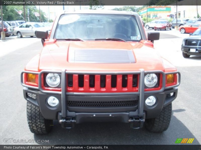 Victory Red / Ebony Black 2007 Hummer H3 X