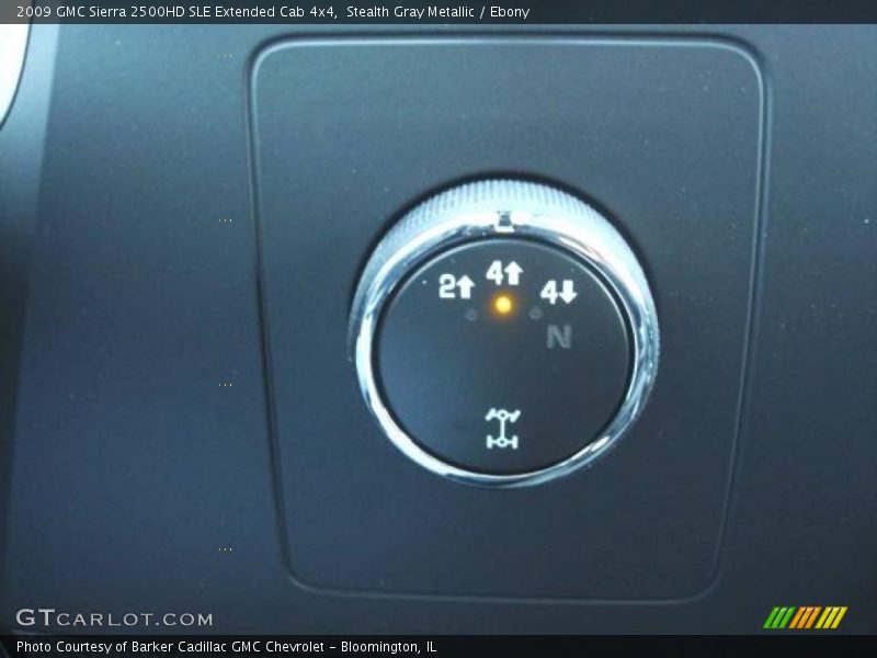 Stealth Gray Metallic / Ebony 2009 GMC Sierra 2500HD SLE Extended Cab 4x4
