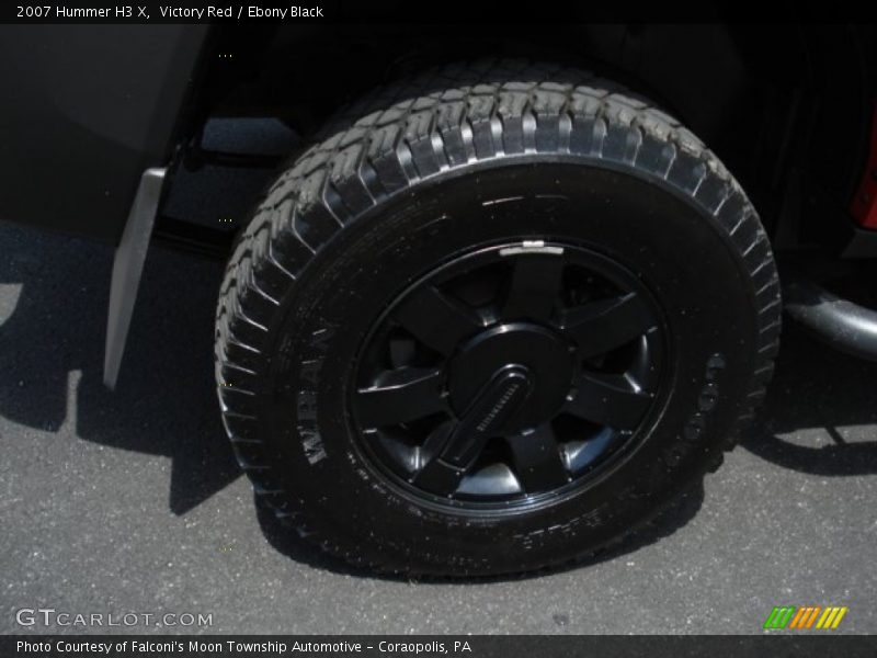 Victory Red / Ebony Black 2007 Hummer H3 X
