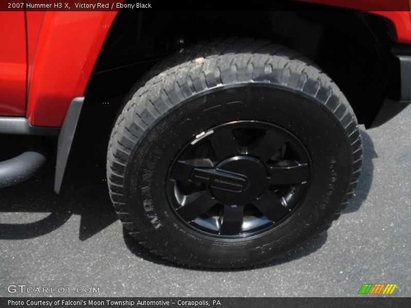 Victory Red / Ebony Black 2007 Hummer H3 X