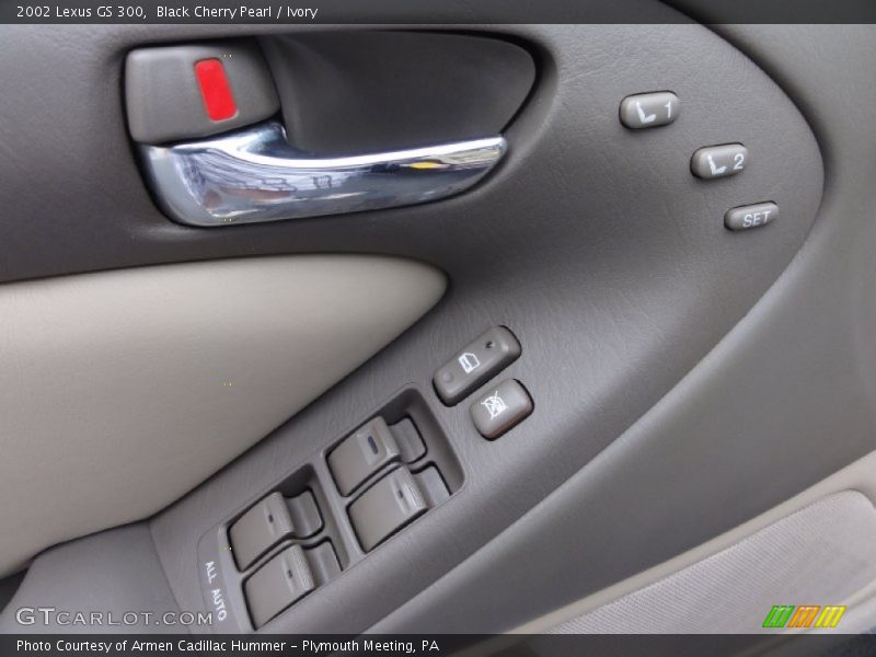 Black Cherry Pearl / Ivory 2002 Lexus GS 300