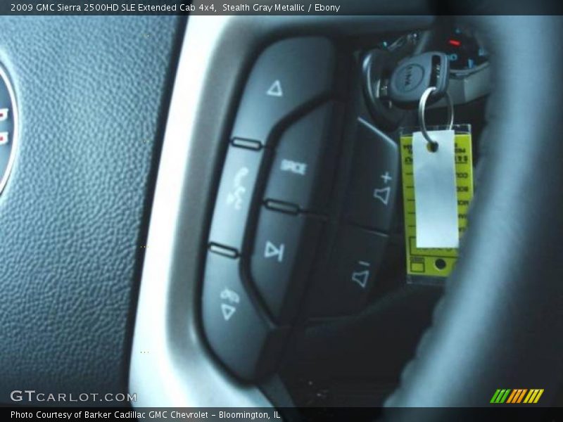 Stealth Gray Metallic / Ebony 2009 GMC Sierra 2500HD SLE Extended Cab 4x4