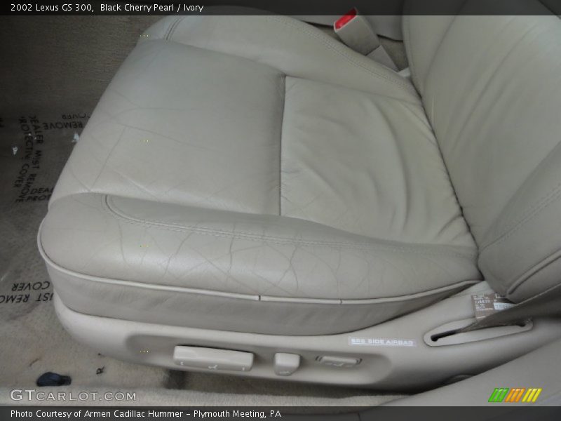 Black Cherry Pearl / Ivory 2002 Lexus GS 300